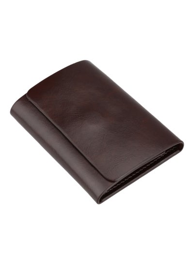 Buy Fashion Money Clip Wallet Coffee/Brown in UAE