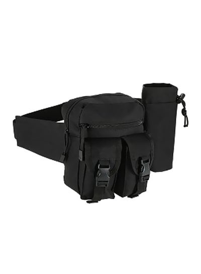 Buy Tactical Outdoor Military Hip Belt Waistpack Black in Saudi Arabia