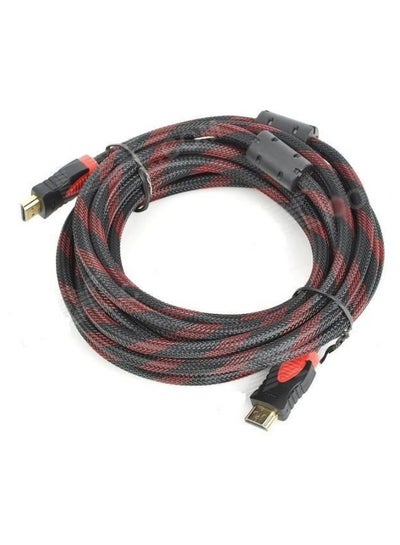 اشتري كابل HDMI أحمر وأسود في السعودية