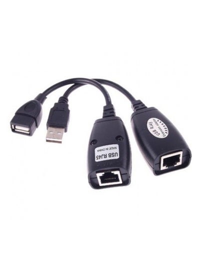 اشتري كابل RJ45 لمحول تمديد شبكة Lan أسود في الامارات