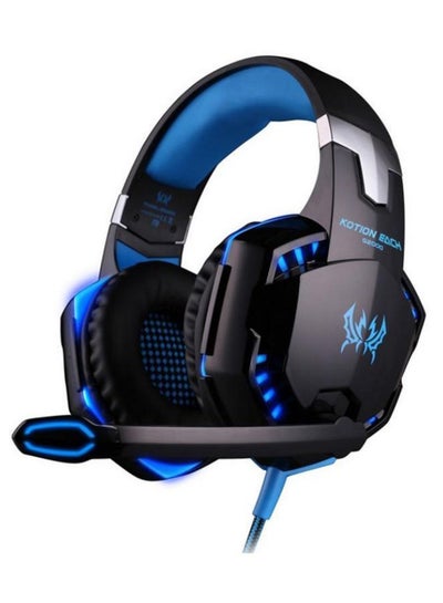 Buy Stereo Over-Ear Gaming Wired Headset With Microphone For PS4/PS5/XOne/XSeries/NSwitch/PC in UAE