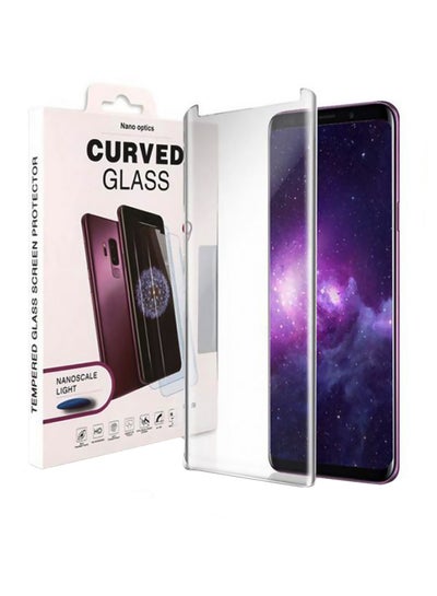 Buy 3D Tempered Glass Screen Protector For Samsung Galaxy S8 Clear in UAE