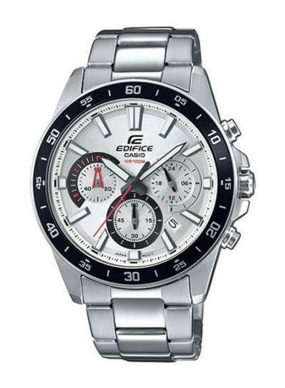 اشتري Men's Edifice Chronograph Watch EFV-570D-7AVUDF - 44 mm - Silver في مصر