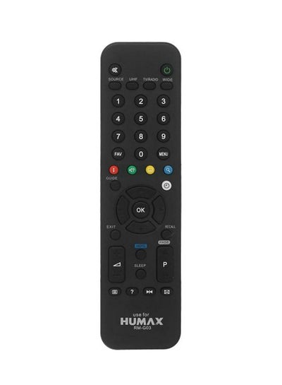Buy HD Receiver Remote Control For TV Black in UAE