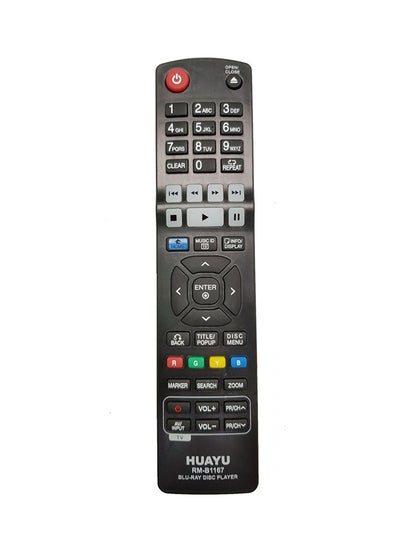 Buy Remote Control For LG Blu-Ray DVD Player Black in UAE