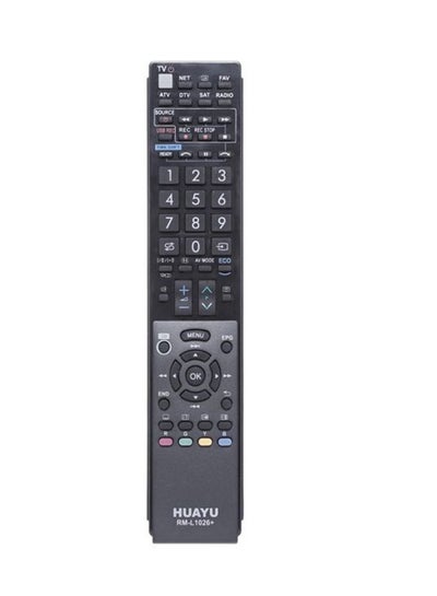 اشتري Universal Remote Control For Sharp LED/LCD Tv's أسود في الامارات