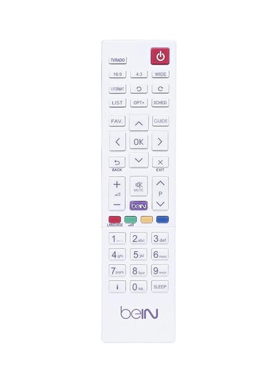 اشتري جهاز تحكم عن بعد لجهاز استقبال لقنوات رياضية Bein أبيض في الامارات