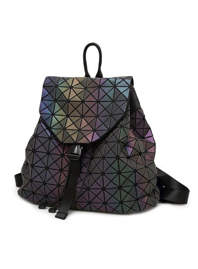 اشتري Luminous Geometric Shard Lattice Backpack في الامارات