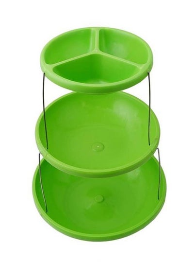 اشتري Three Layer Telescopic Folding Bowl أخضر 27.5x22.5x17.5 سنتيمتر في السعودية