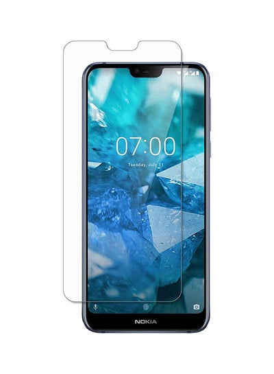 Buy Tempered Glass Screen Protector For Nokia 7.1 Clear in UAE