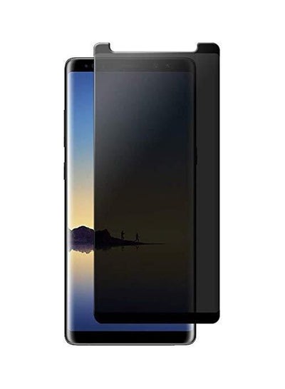 Buy Tempered Glass Screen Protector For Samsung Galaxy Note8 Black in UAE