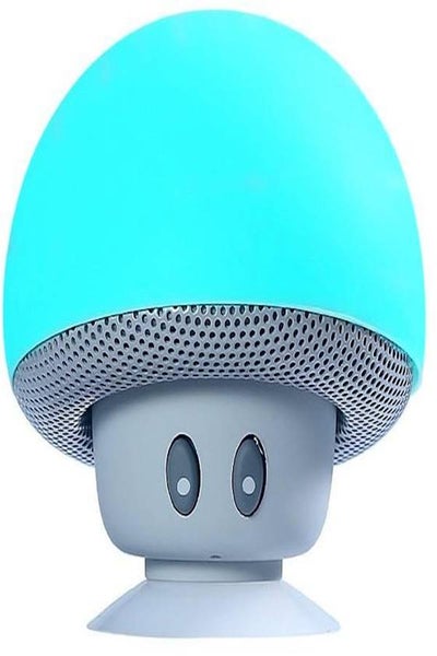 Buy Portable Mushroom Bluetooth Speaker Blue/White in UAE