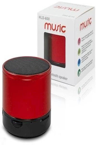 Buy Portable Bluetooth Speaker With TF SD Card Red/Black in UAE