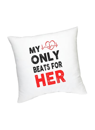 Buy My Heart Only Beats For Her Cushion in UAE