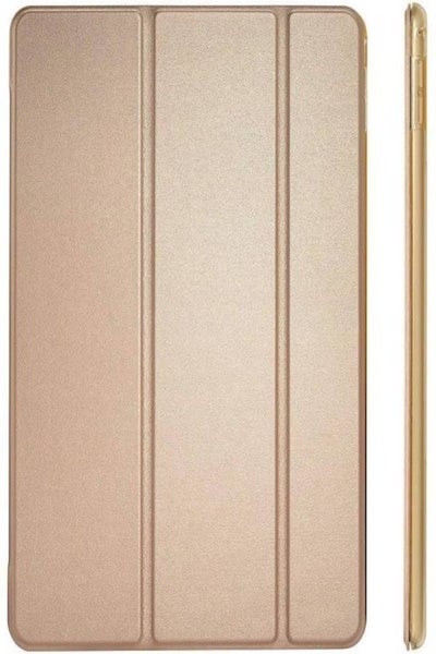 Buy iPad Air Case Cover Smart Case Cover with Magnetic Auto Wake & Sleep Feature and Tri-fold Stand For Apple iPad Air (iPad 5) Tablet, Champagne Gold in UAE