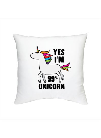 اشتري Yes I'M 99% Unicorn Cushion في الامارات