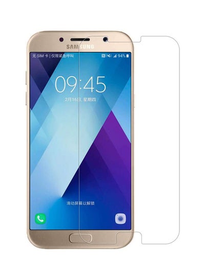 Buy Tempered Glass Screen Protector For Samsung Galaxy A7 (2018) Clear in Saudi Arabia