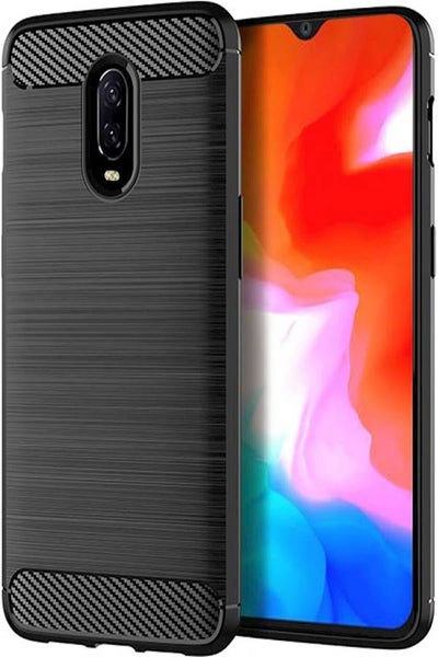 Buy Protective Case Cover For OnePlus6T Black in Saudi Arabia