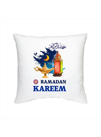 اشتري وسادة بتصميم ملون مطبوعة بعبارة 'رمضان كريم' في الامارات