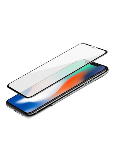 Buy 2.5D Tempered Glass Screen Protector For Apple iPhone X Black in Saudi Arabia