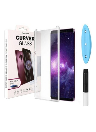 Buy Tempered Glass Screen Protector For Samsung Galaxy Note9 Clear in UAE