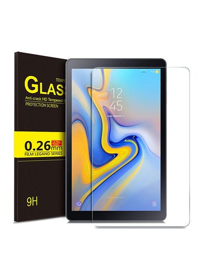 اشتري Tempered Glass Screen Protector For Samsung Galaxy Tab A T595 شفاف في الامارات