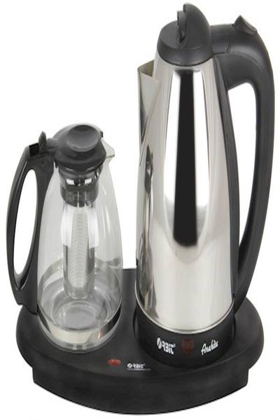 Buy Electric Kettle With Tea Pot 1.8 L 2724323123779 Silver in Saudi Arabia