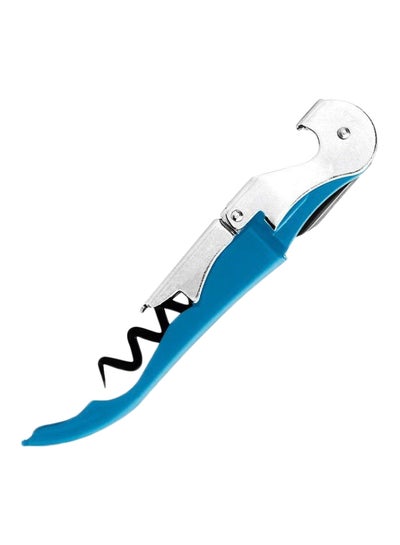 Buy Stainless Steel Bottle Opener Blue/Silver/Black 12centimeter in UAE