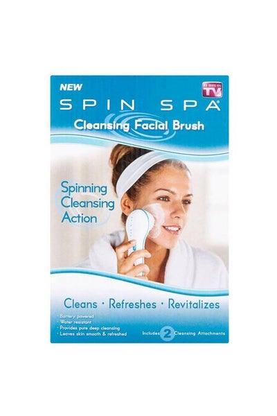 Buy Cleansing Facial Brush White/Blue in Egypt