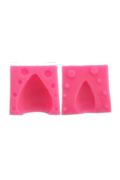 اشتري 2-Piece Unicorn Ear Silicone Mold لون وردي في الامارات