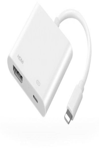 Buy HDMI Adapter For Apple iPad White/Grey in Egypt