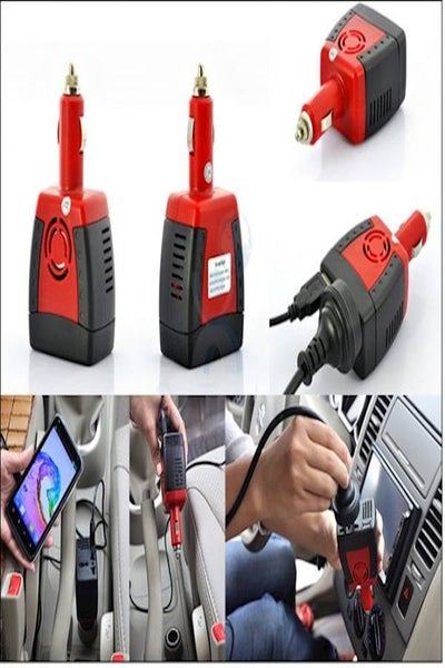 Buy 12V Dc To 220V Ac And Usb 5V Car Power Inverter in Saudi Arabia