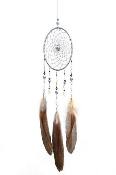 اشتري Feather Feather Catching Dream Net Wind Chime Ornamental Wind Bell Black في الامارات