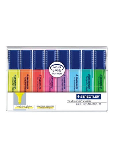 اشتري Staedtler Textsurfer Classic Highlighter ST-364-WP08, Set Of 8 Color متعدد الألوان في الامارات