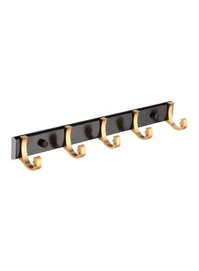 Buy Wall Hook Gold/Black 45x3x4cm in UAE