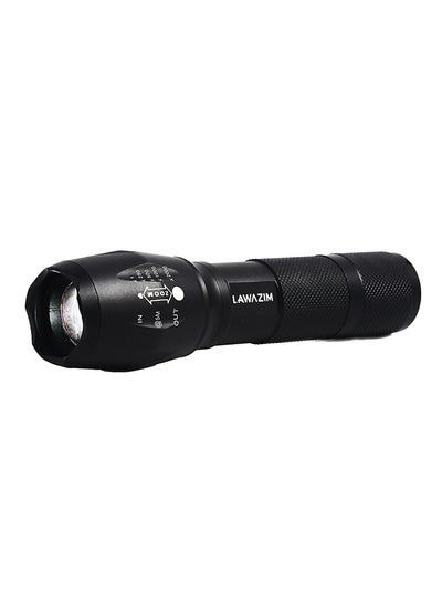 Buy Rechargeable Tactical Flashlight Black in Saudi Arabia