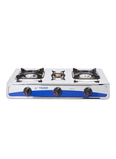 Buy Triple Burner Gas stove TGC-132SD Silver in UAE