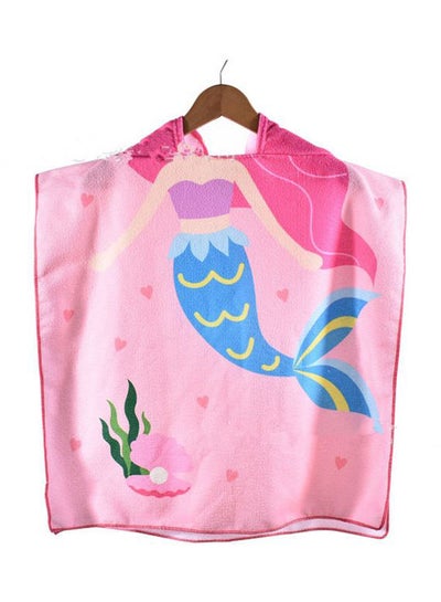 اشتري Hooded Mermaid Beach Bathrobe Towel في الامارات