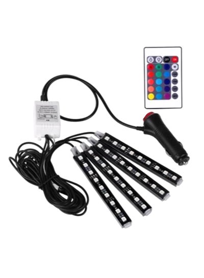 Buy 36 Led Interior Car Light Strip , Car Led Modified Atmosphere Lamp 7 Color Choice in Saudi Arabia