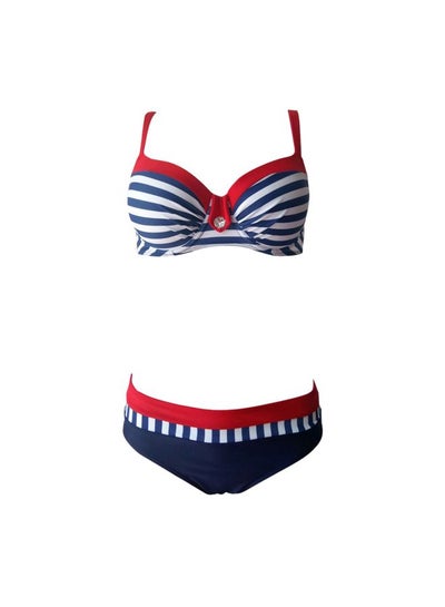 Buy 2-Piece Bikini Blue/Red in UAE