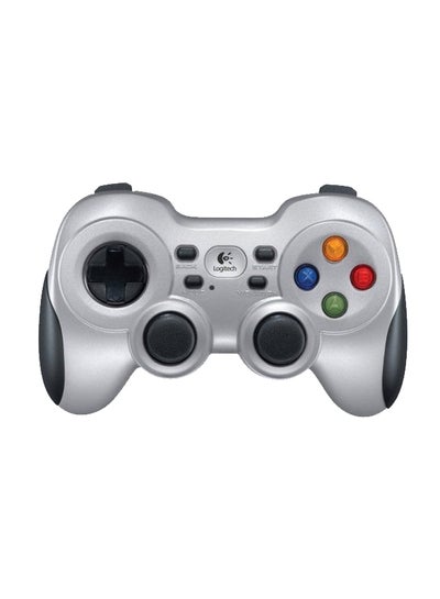 Buy F710 Wireless Gamepad, 2.4 GHz Wireless with USB Nano-Receiver, Controller Dual Vibration Feedback, 4 Switch D-Pad, PC - Grey/Black in UAE