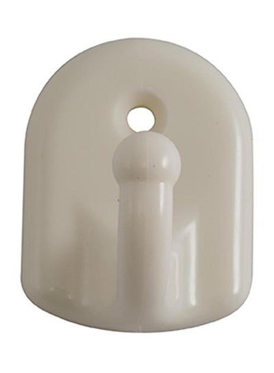 Buy Plastic Decorative Hook White in UAE