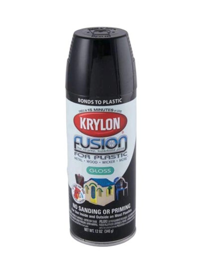 Fusion Gloss Spray Paint Black 12ounce price in UAE | Noon UAE | kanbkam