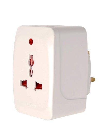 Buy Power Plug Adapter White in UAE