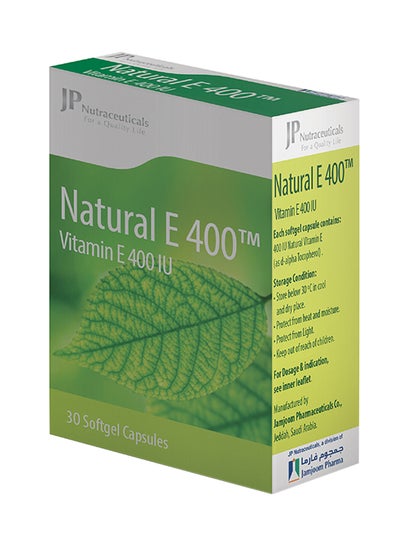 Buy Natural E 400 30 Softgel Capsules in Saudi Arabia