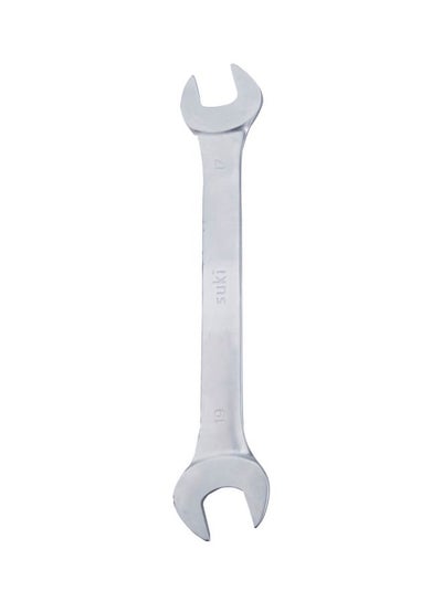 Buy Double Open End Wrench 17 x 19 mm Silver in UAE