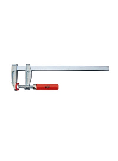 Buy Steel DIY Type F Clamp Silver/Red in UAE