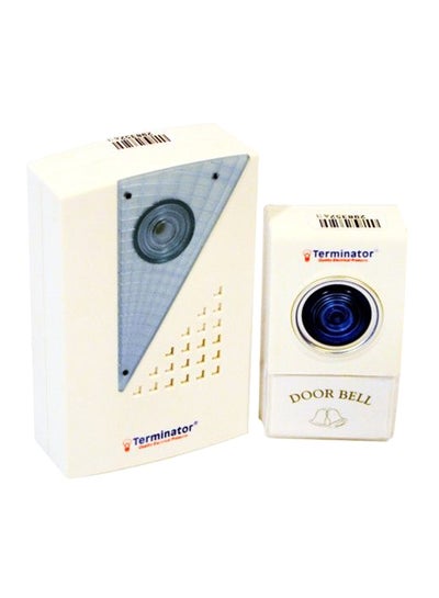 Buy Wireless Door Bell White 2.1x0.8centimeter in UAE