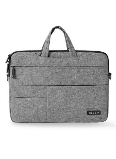 Buy Soft Sleeve Case Bag For Apple MacBook 12-Inch Grey in UAE