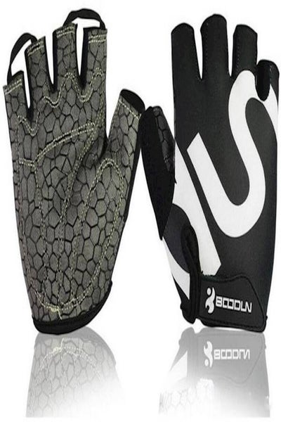 Buy Fitness Half Finger Gloves - L in Saudi Arabia